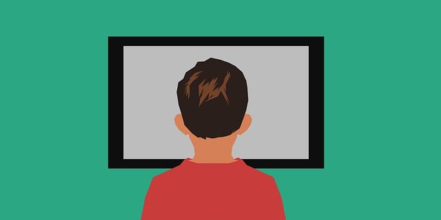テレビを見る人